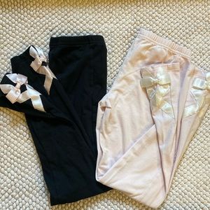 2 Janie and Jack size 8 ballet inspired leggings
